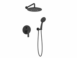 Душевая система скрытого монтажа Esko Black, Set_6in1 - фото, отзывы, цена